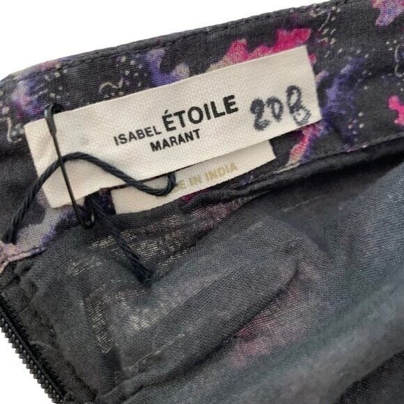 NWT Isabel Marant Etoile Ilanka Ruched Halter Dress Size 40 US 8 - Picture 9 of 12